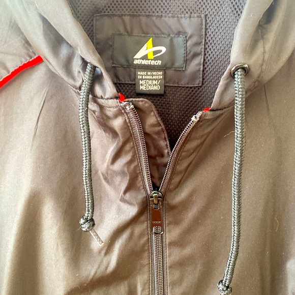 Mens Athletic Windbreaker Track Jacket - Size Medium - Picture 5 of 5